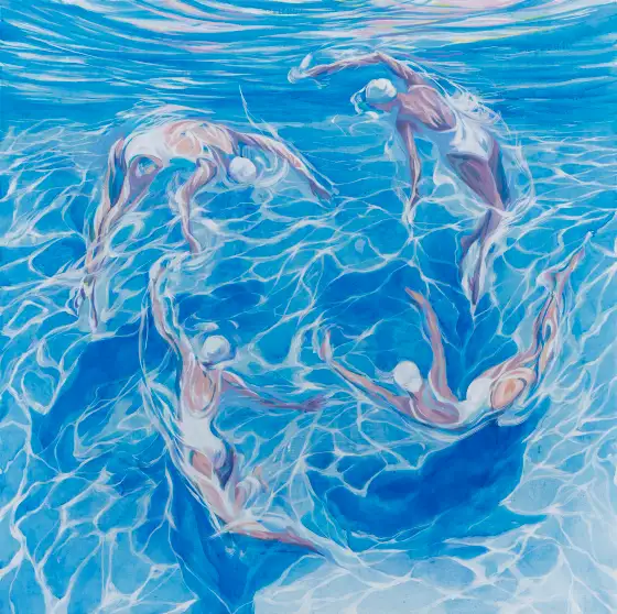 光之晕，布面油画，2026，冯蕤作品